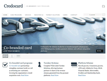 Tablet Screenshot of credocard.com
